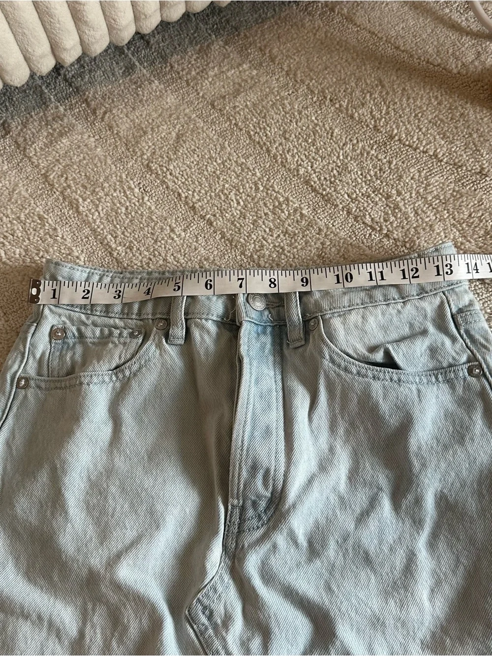 Free People We The Free Going Rogue Distressed Denim Skirt